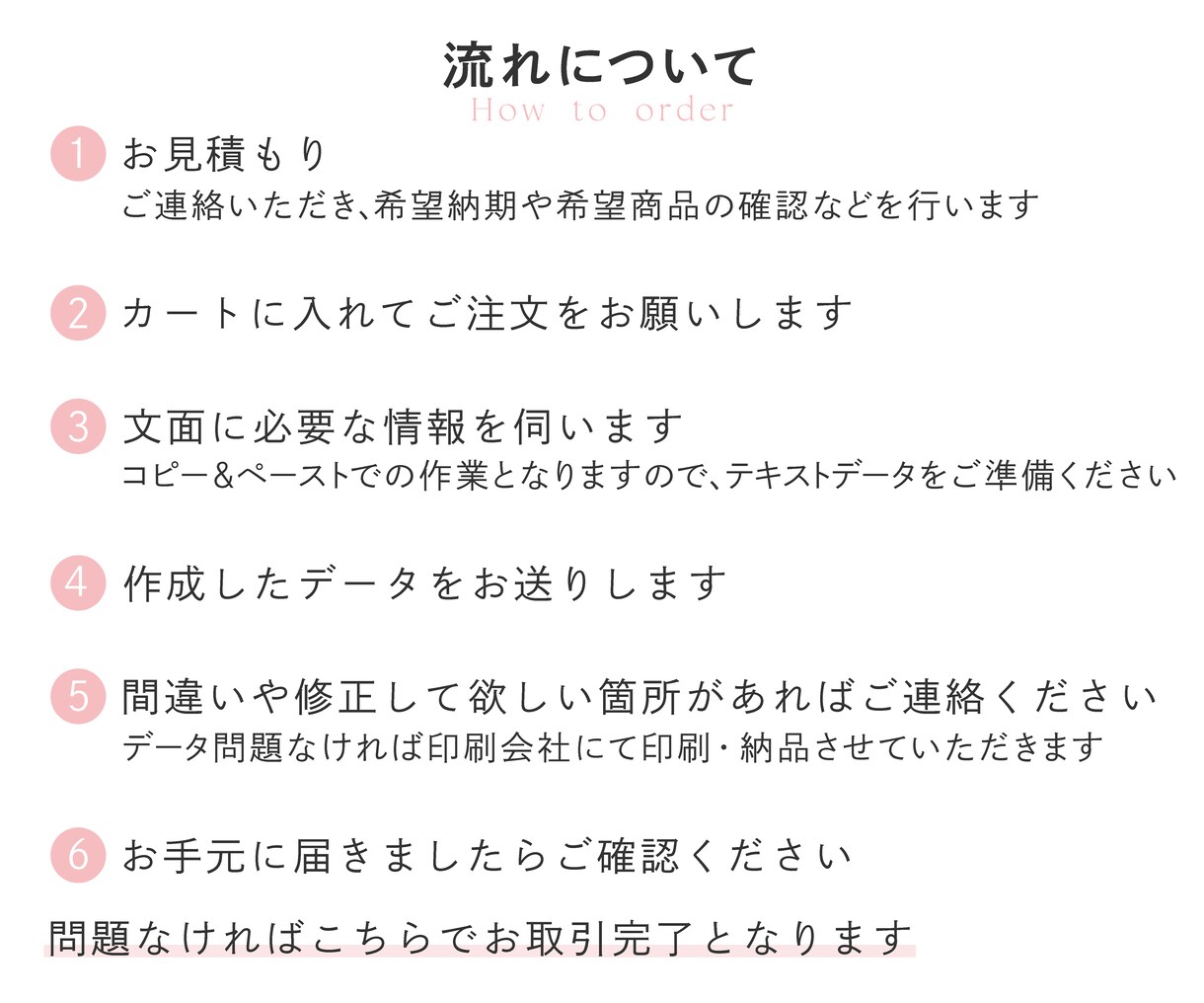 メニュー表をお届けします シンプルでスタイリッシュなメニュー表！プロの印刷で高品質！ イメージ7