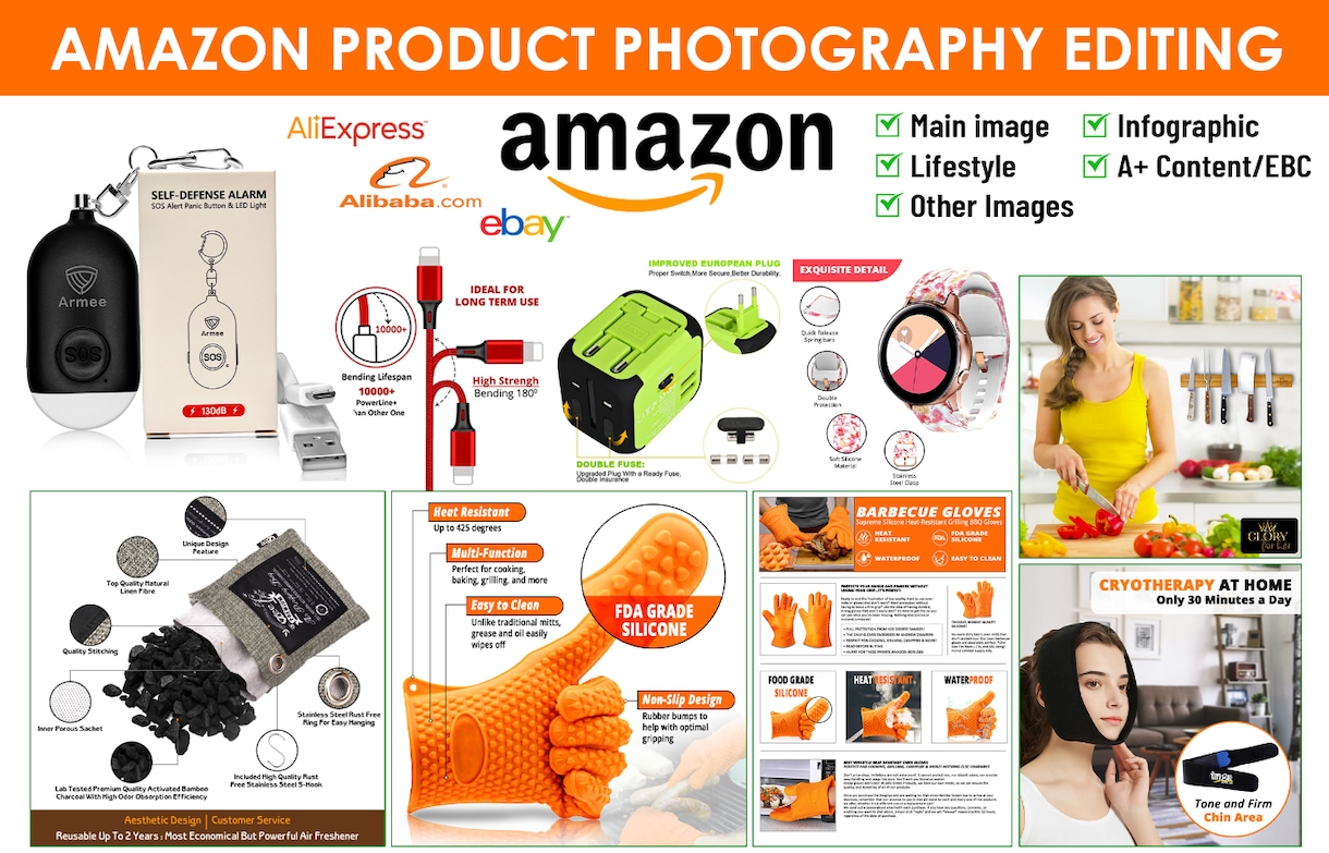 英語版 アマゾンの画像作ります product images 5～7pack イメージ1