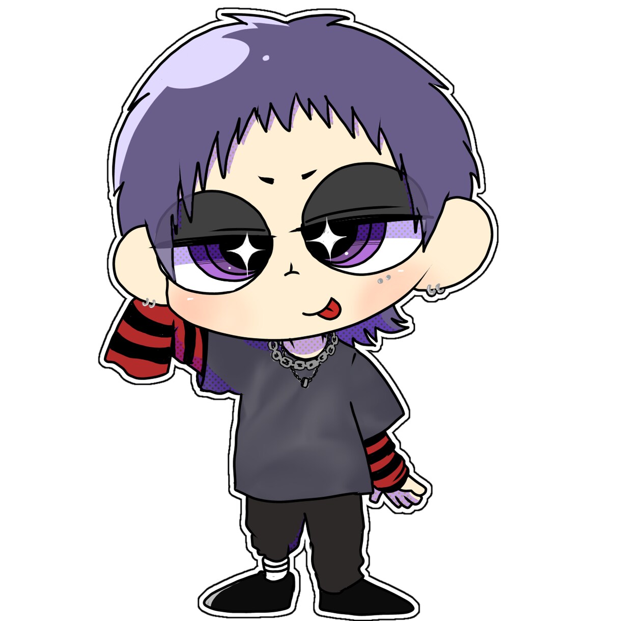 差別化したい配信者必見！個性的ミニキャラ作成します あなたやキャラクターを元に個性的なミニキャラを作成します イメージ5