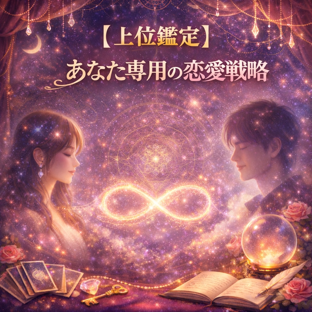 好きな人の本質とあなた専用の恋愛戦略を読み解きます 相手を知るだけで「どう動くか」まで落とし込む完全個別鑑定 イメージ1