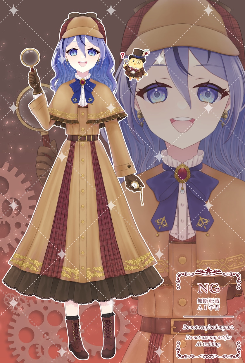 キャラデザ&商用利用代込み！立ち絵描きます IRIAMにも！あなただけのキャラを作成します！ イメージ1