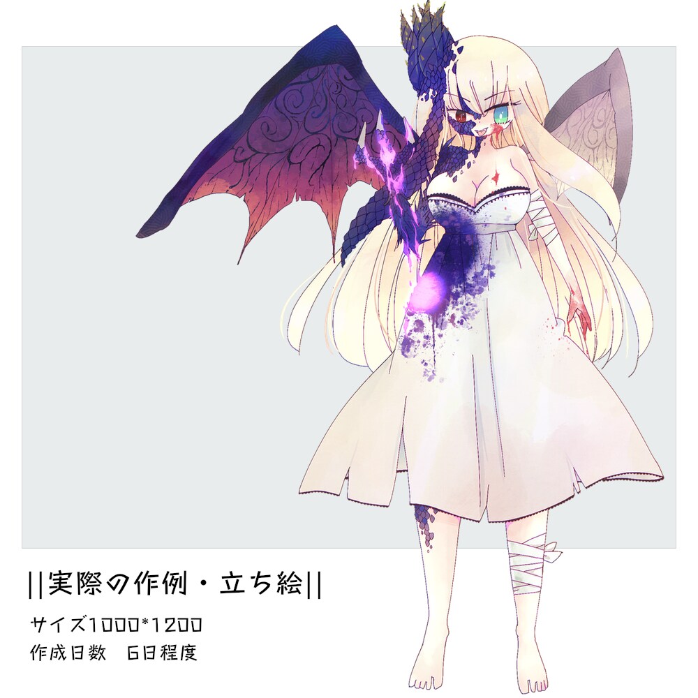 キャラクター立ち絵/イラスト描きます ゲーム制作者が描くから仕様説明が通じやすい気がする イメージ2