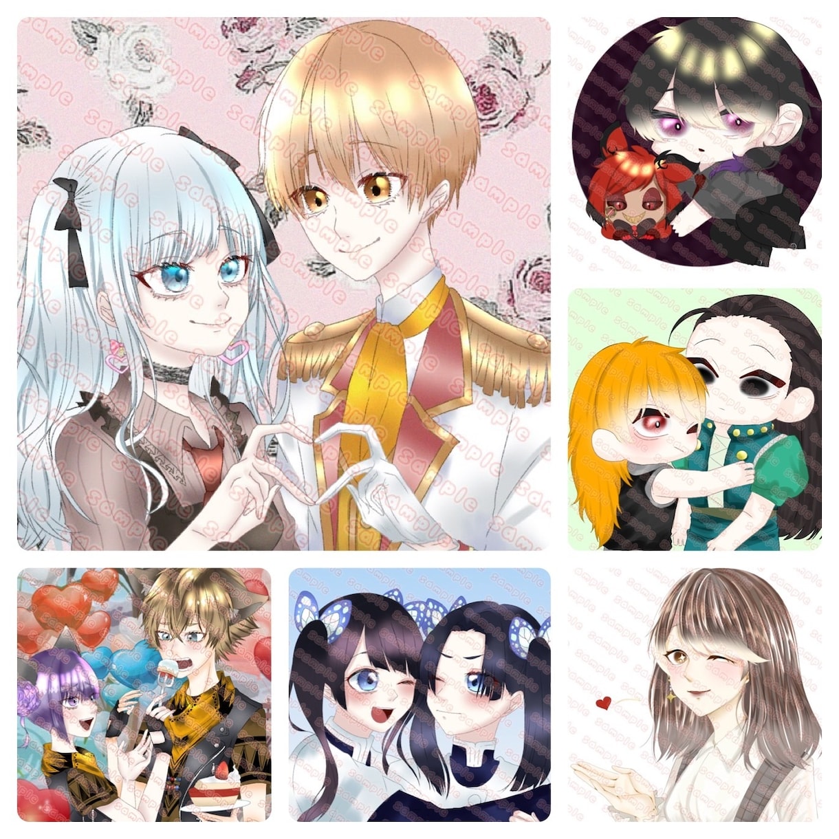 色んなジャンルの物を描くことができます (男性、女性、同性、動物、創作、ファンタジー、デフォルト…) イメージ3
