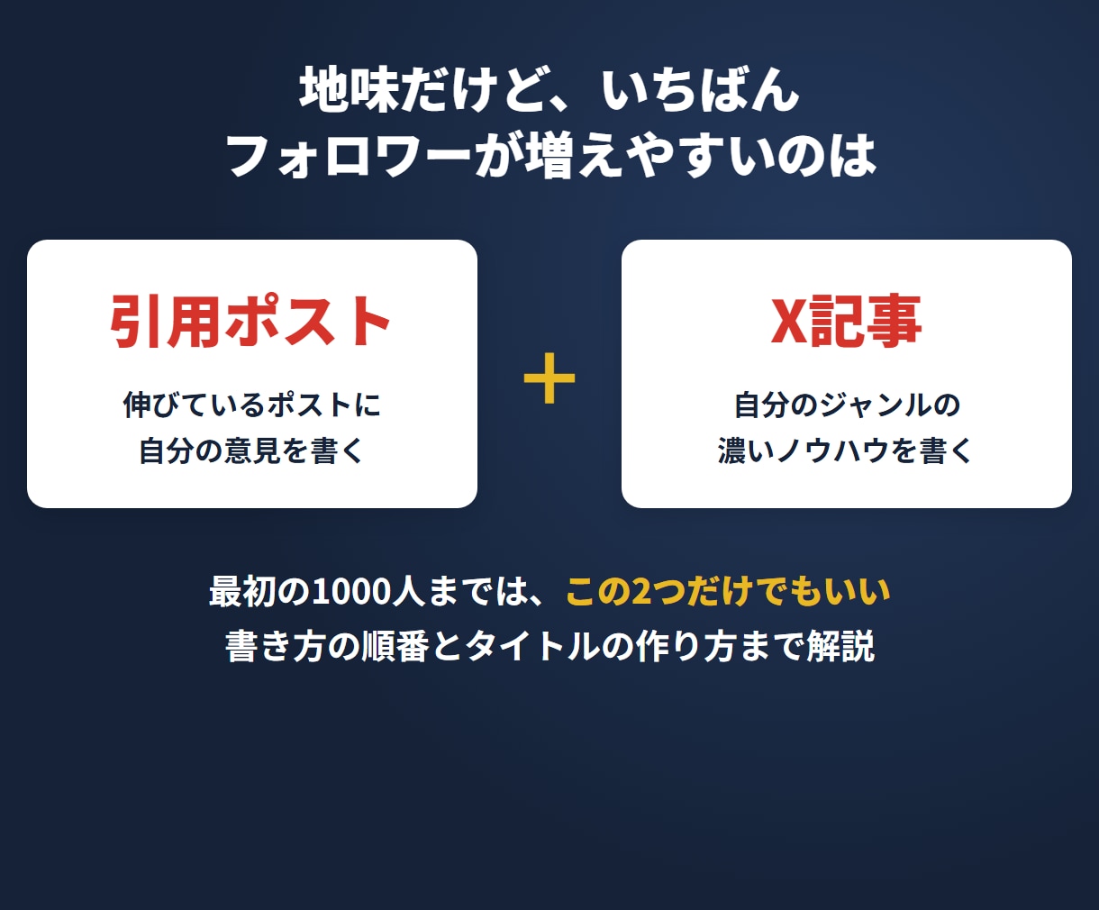 X(Twitter)１万フォロワー増やし方教えます ４万フォロワー・万バズ10回以上の実績。ポストプロンプトつき イメージ4