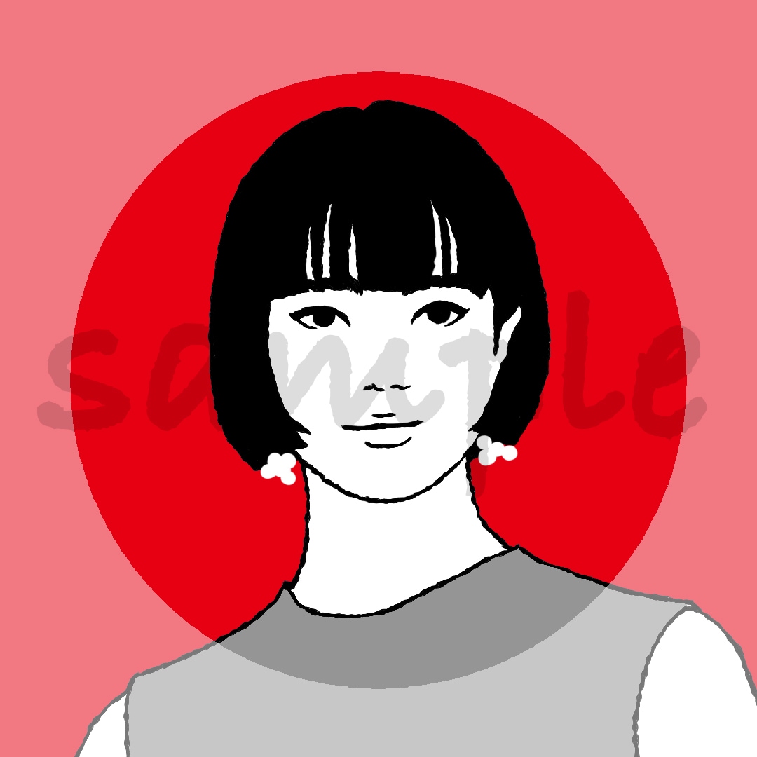 SNSアイコン用★美人・個性的アイコン描きます 印象に残るおしゃれなアイコン描きます！ イメージ4