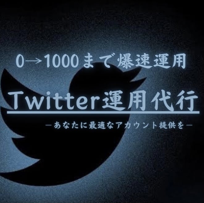 Twitter運用代行します 運用師によるアカウント構築(強化版) イメージ1