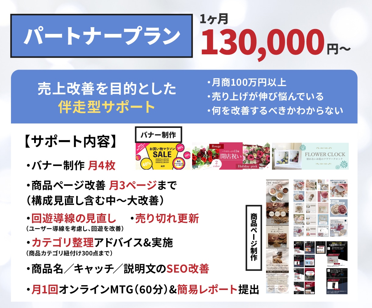 楽天市場の売上改善特化！ページ改善型運用代行します 広告に頼らない“改善型運用”で 売れる土台づくりをサポート イメージ5
