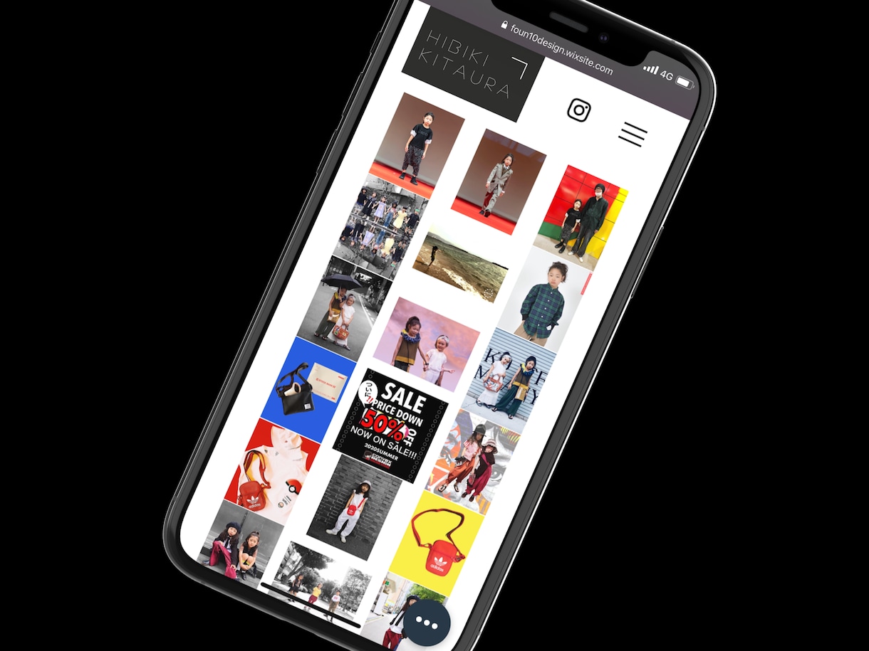 キッズモデル専門Wixホームページ制作します Simple ＆ Coolなサイトでキッズモデルを演出！ イメージ4