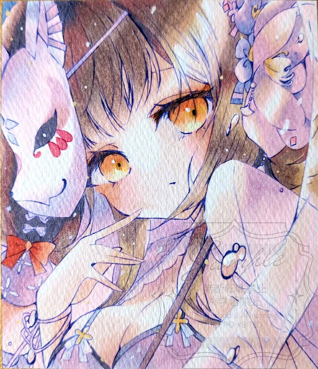 アナログでイラスト描きます フリルやレースなど可愛くメイク！ イメージ6