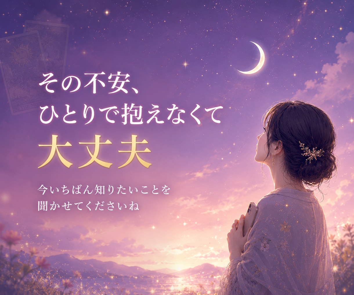 音信不通｜連絡時期と本音を霊視タロットで占います 既読無視・未読無視の理由と連絡が来る可能性を読み解きます イメージ2