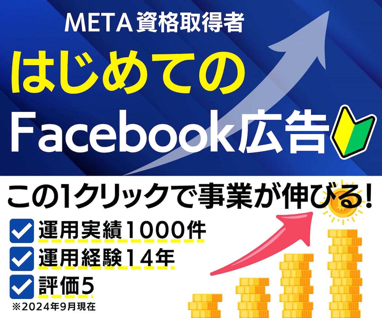 Facebook広告の認定資格者が運用代行をします 【広告運用歴14年】現役マーケターがサポート イメージ1