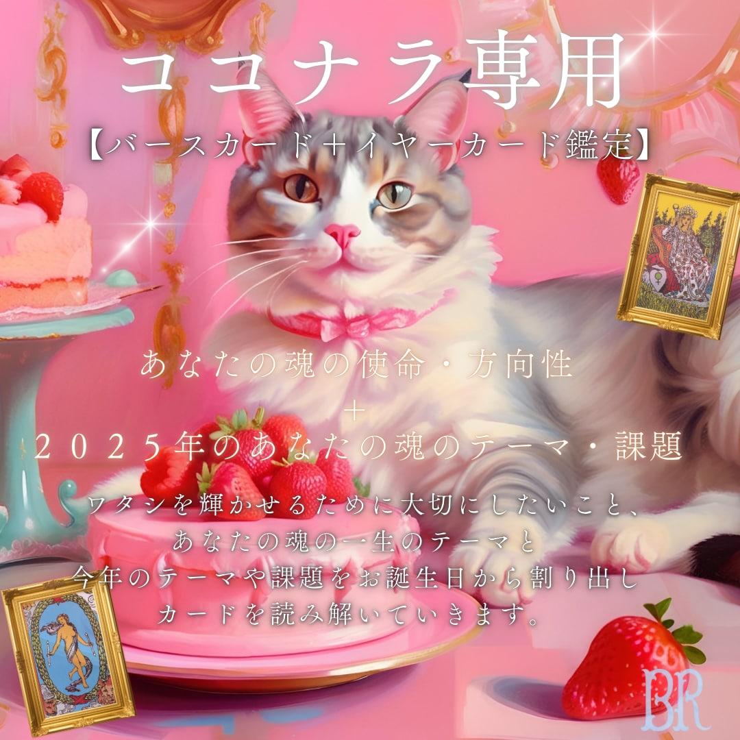 あなたの魂の使命を鑑定書におまとめ致します バースカードとイヤーカード★生年月日から割り出すタロット鑑定 イメージ1
