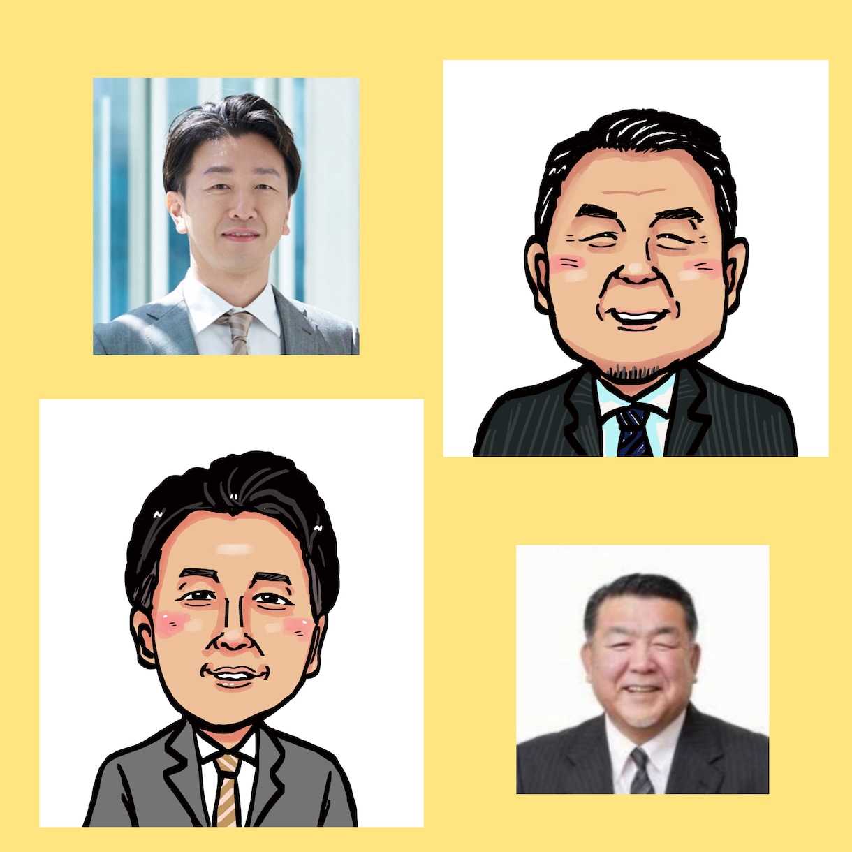 プロ制作！デジタルによる似顔絵アイコンお描きします SNSアイコン、プロフィール画像や名刺等にいかがですか？ イメージ3