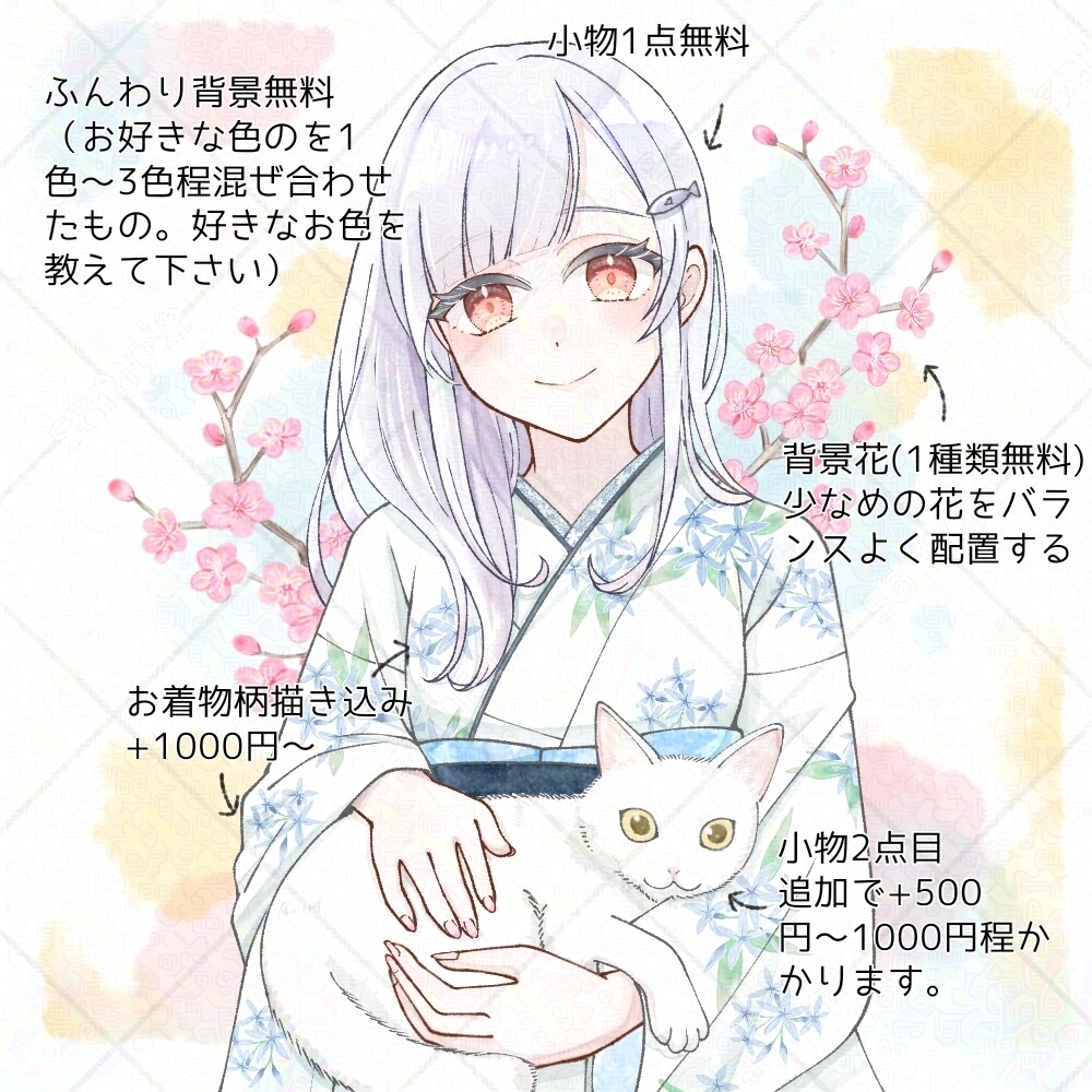 優しくてかわいい雰囲気のイラスト描きます SMS、動画、ブログ、様々な用途に イメージ3