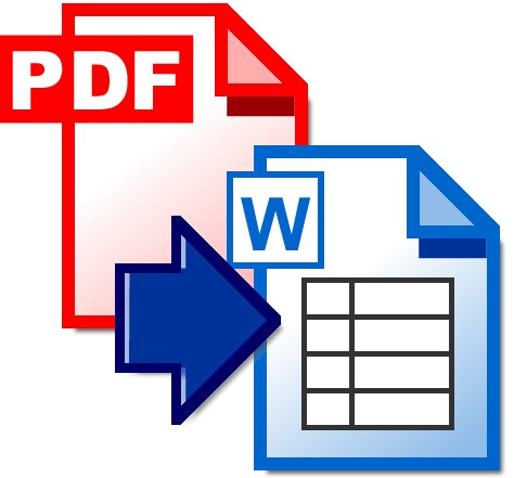 ＰＤＦ形式の申請書等のファイルをワードで作ります イメージ1