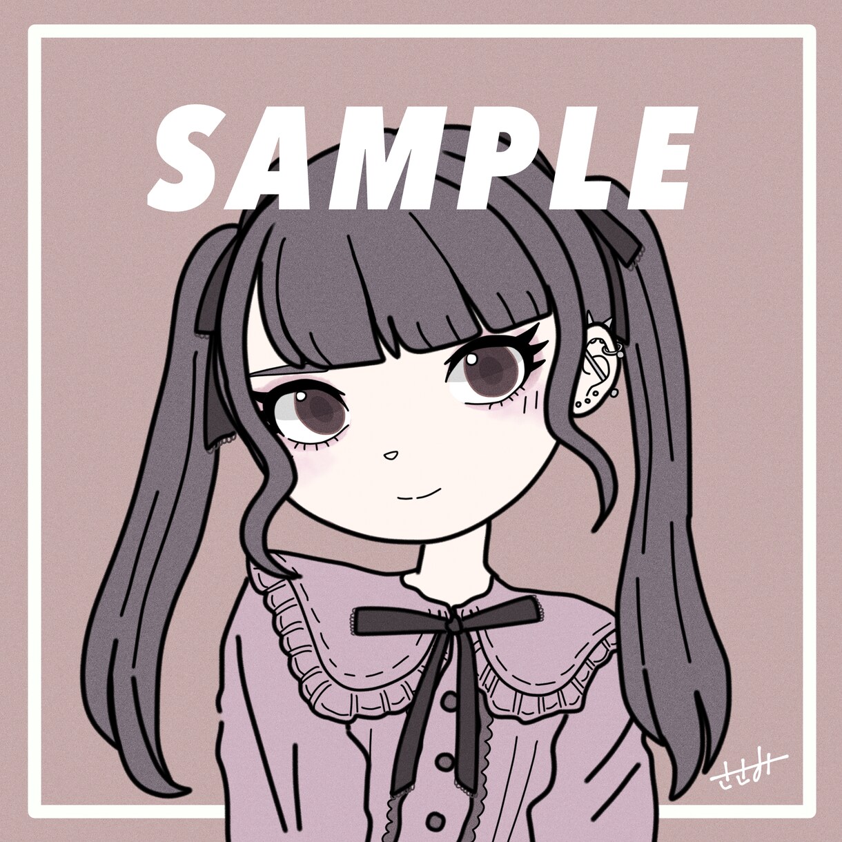 可愛い女の子のデフォルメアイコンをお描きします ファッション好きな方におすすめ！おしゃれな女の子イラスト♪ イメージ8