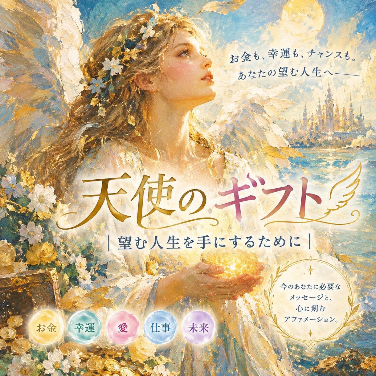 天使のギフト｜望む豊かさを手にする力を届けます 今のあなたに必要なメッセージと、アファメーション イメージ1
