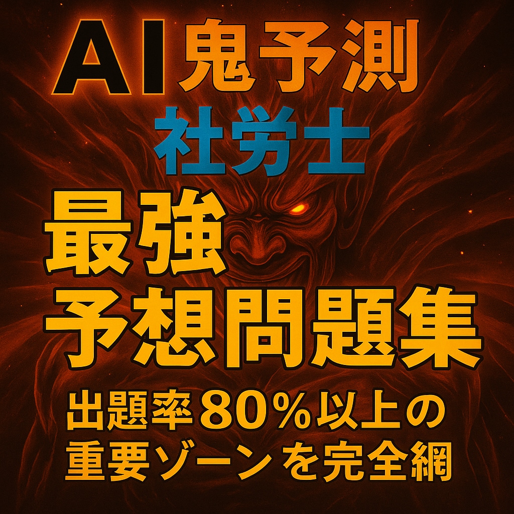 AI鬼予測問題集：社労士2026 年―ます AI×過去問で合格率6％の壁を突破よ！ イメージ1