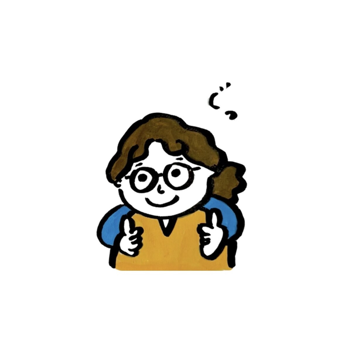 ゆるい雰囲気の似顔絵かきます アイコンやペーパーアイテムに使えるゆるめの似顔絵 イメージ1