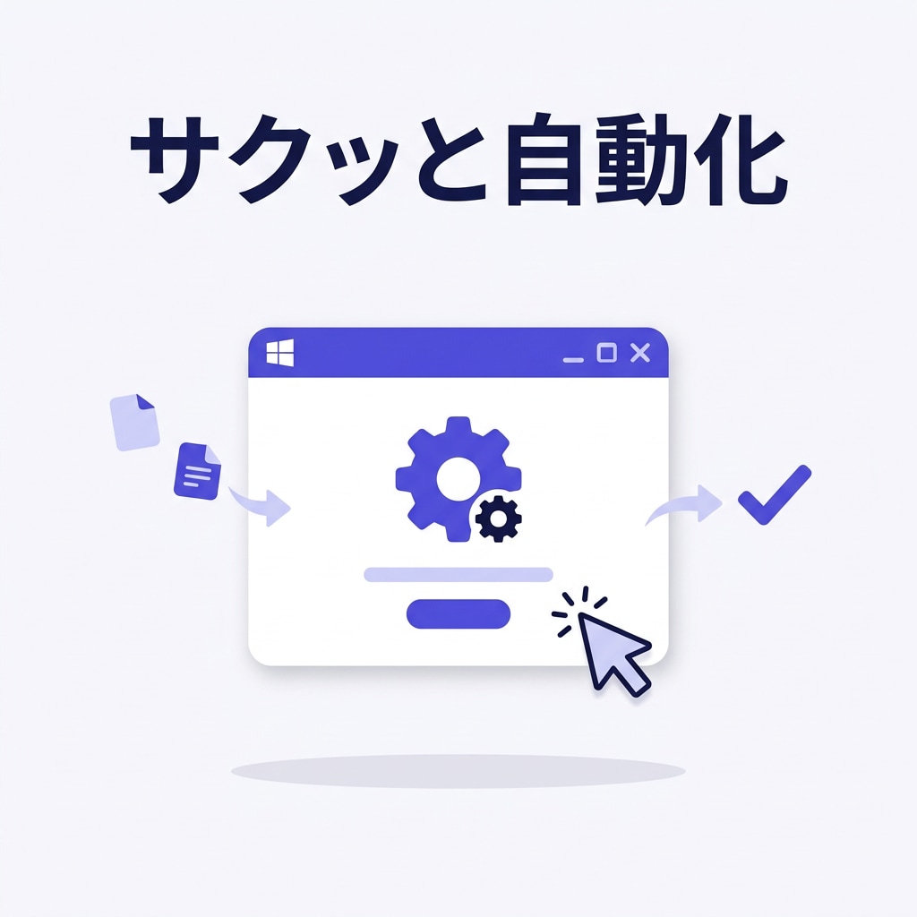 インストール不要！exeで業務自動化ツール作ります VBAもPythonも不要、ダブルクリックで動きます イメージ1