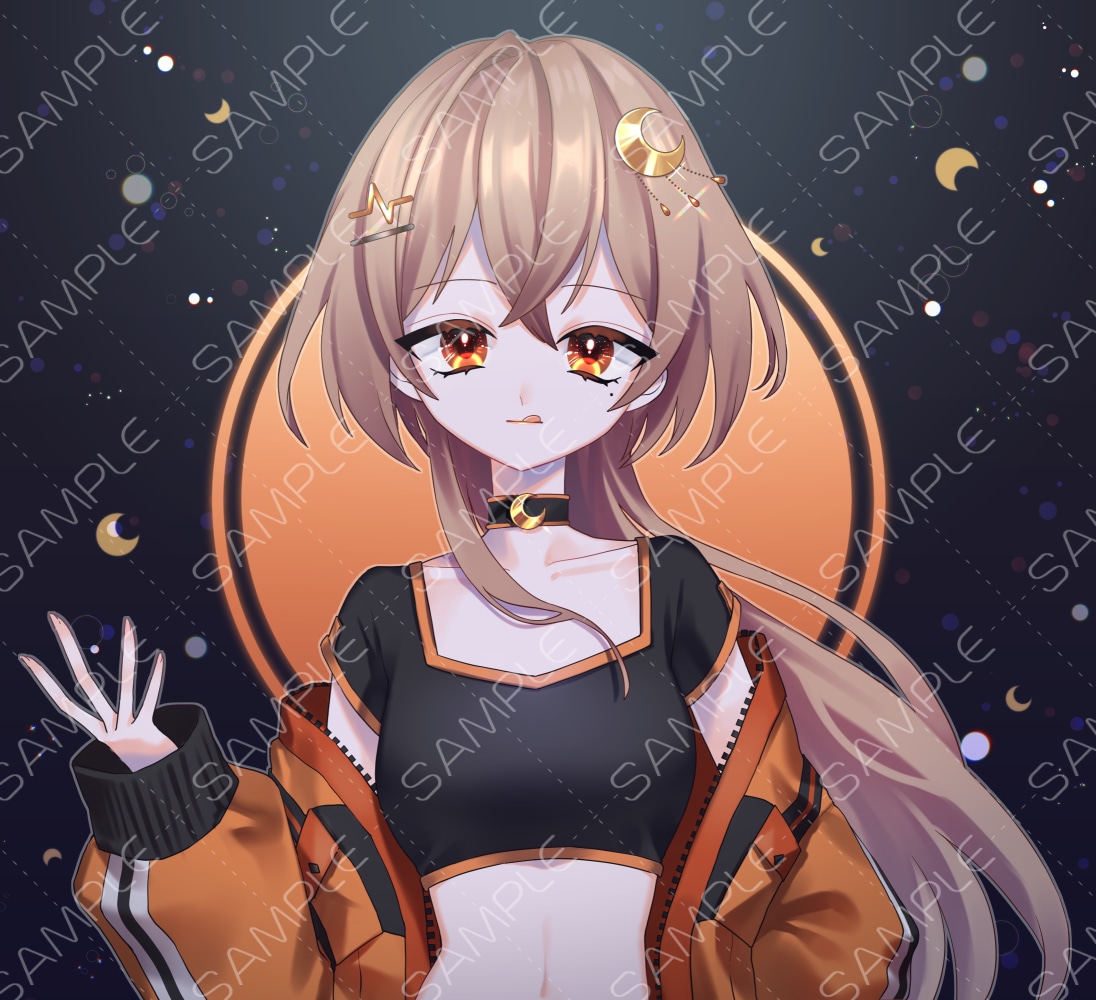 可愛いアイコン制作致します 可愛い衣装や小物、キラキラした瞳のキャラクターを描きます イメージ5