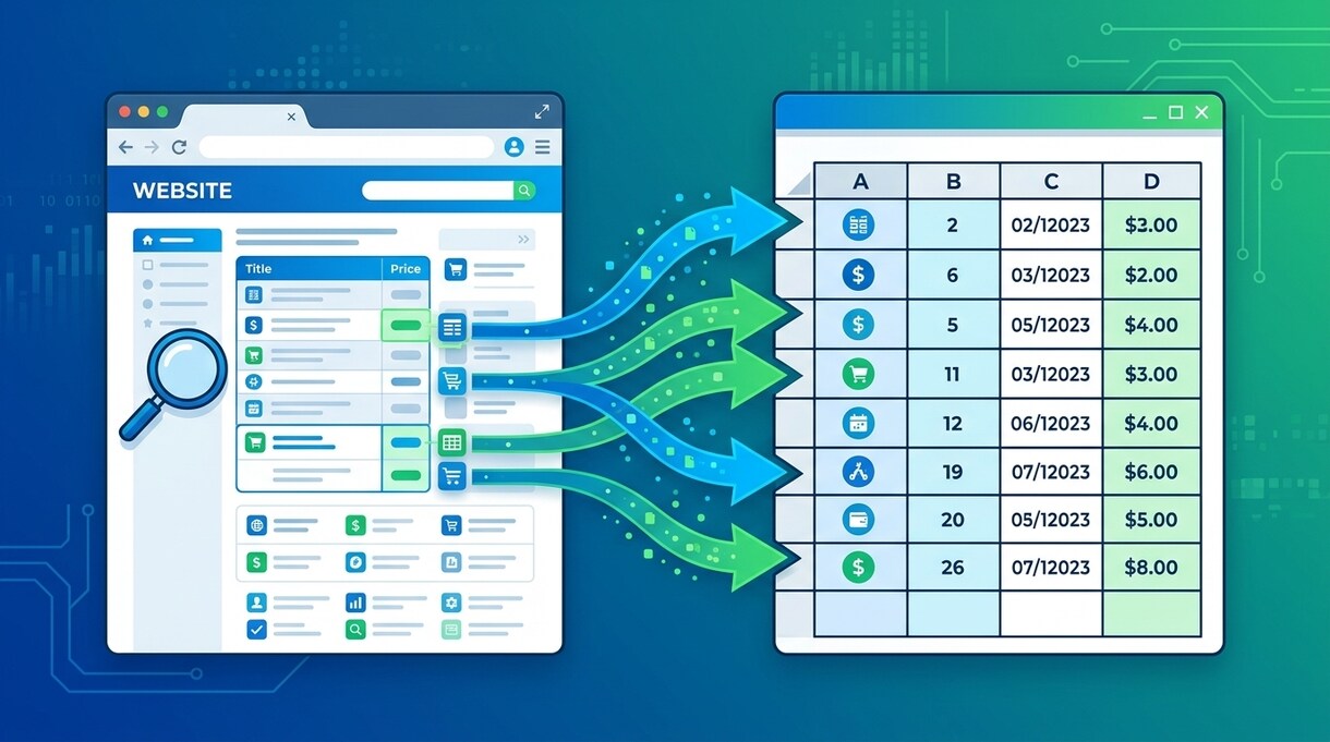 Webスクレイピングでデータ収集します 指定サイトの情報を自動収集しCSV・Excelで納品 イメージ1