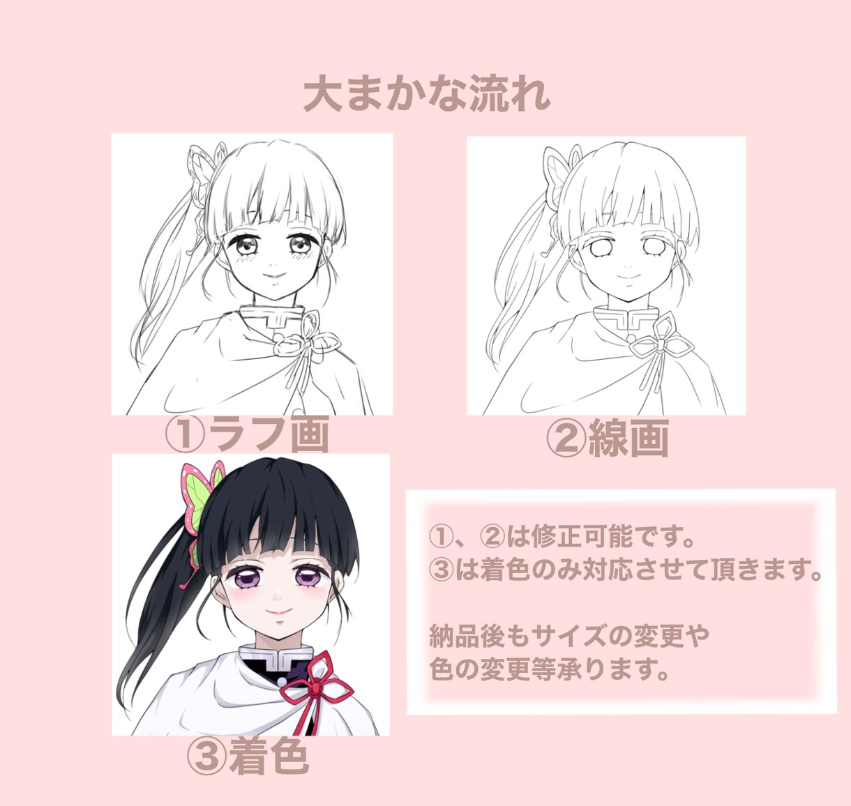 アニメ調タッチで可愛いイラスト作成します 低価格で高クオリティ！AIでは作成できない一点物です！ イメージ6