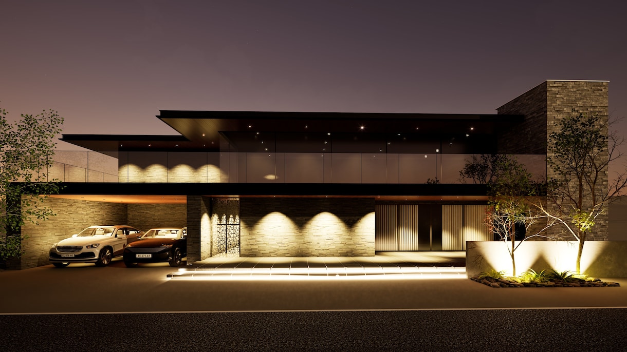 低価格で建築パースの外観CGを制作します 高品質な外観パースで魅力を引き出します！ イメージ2