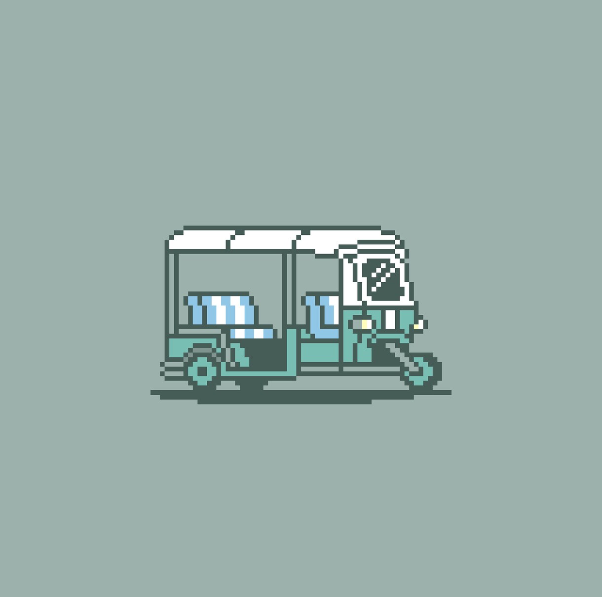 お好きな乗り物をドット絵で描きます シンプルでかわいい、レトロゲーム風の乗り物ドット絵 イメージ5