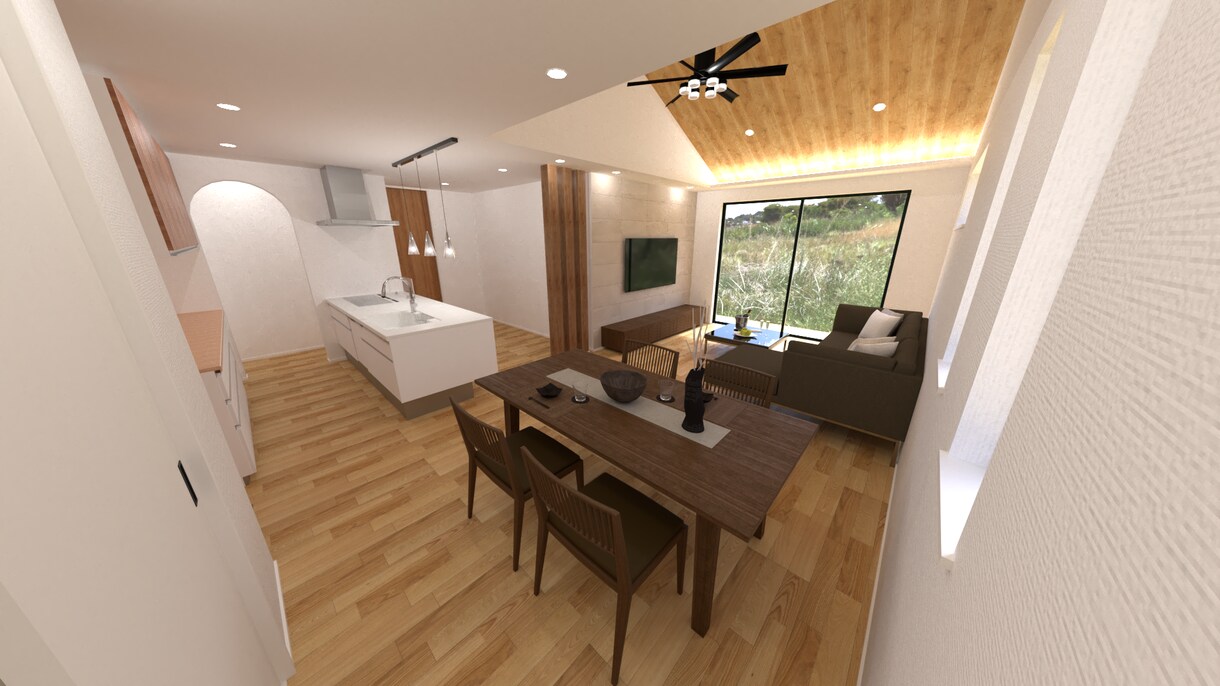 住宅のプラン検討中の方！完成イメージを３D化します 超美麗パース！CAD図面がなくても写真、PDFでも可能です！ イメージ10