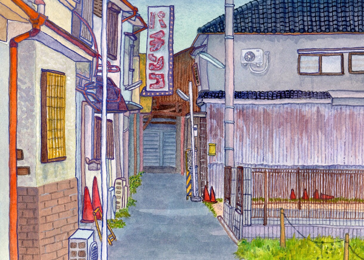 パンフレットフリーペーパーのイラストを作成します 透明水彩を使った手描きイラスト イメージ10
