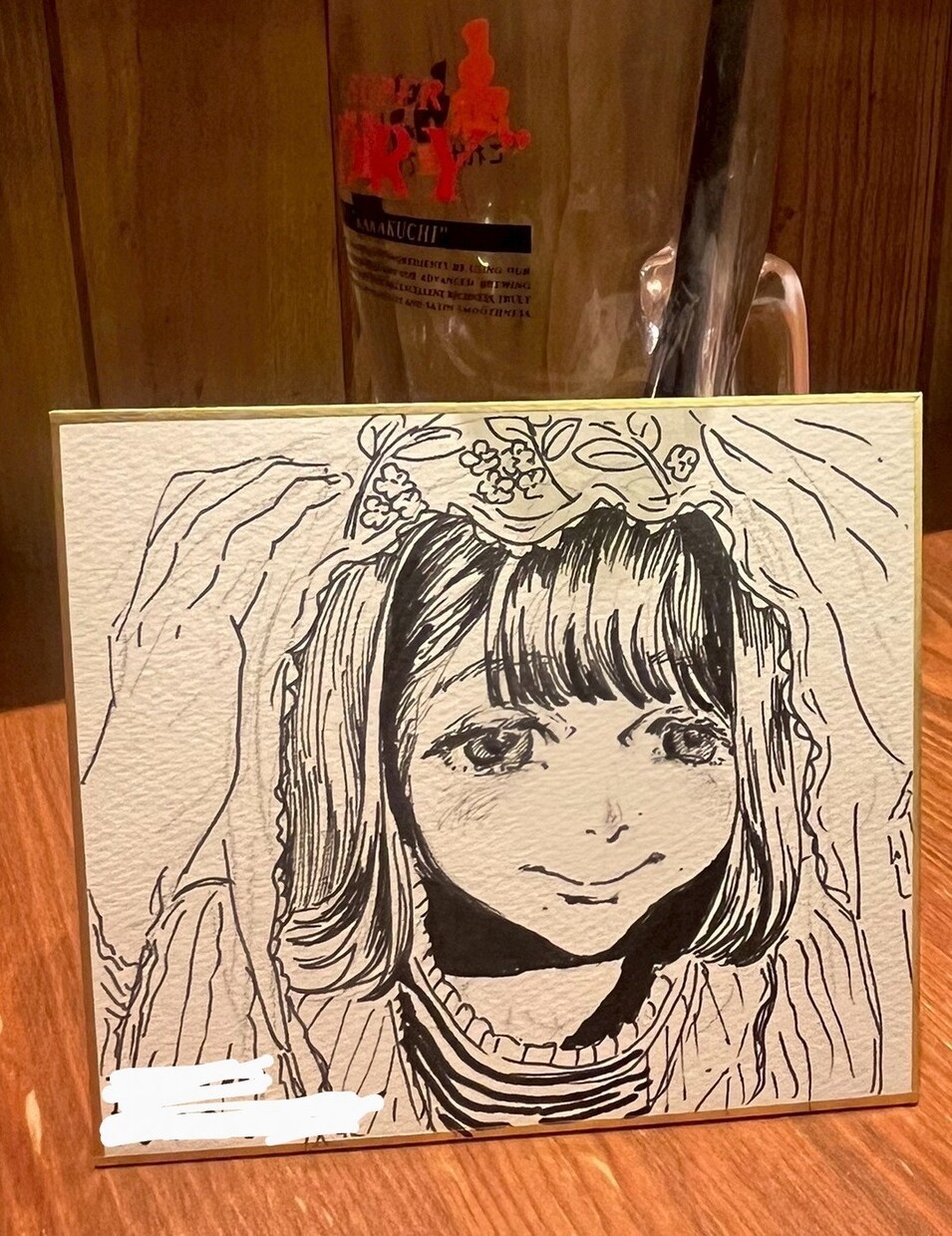 スタリッシュな似顔絵を描きます マンガキャラみたいにかわいい。色紙直郵。実物もらえます。 イメージ1