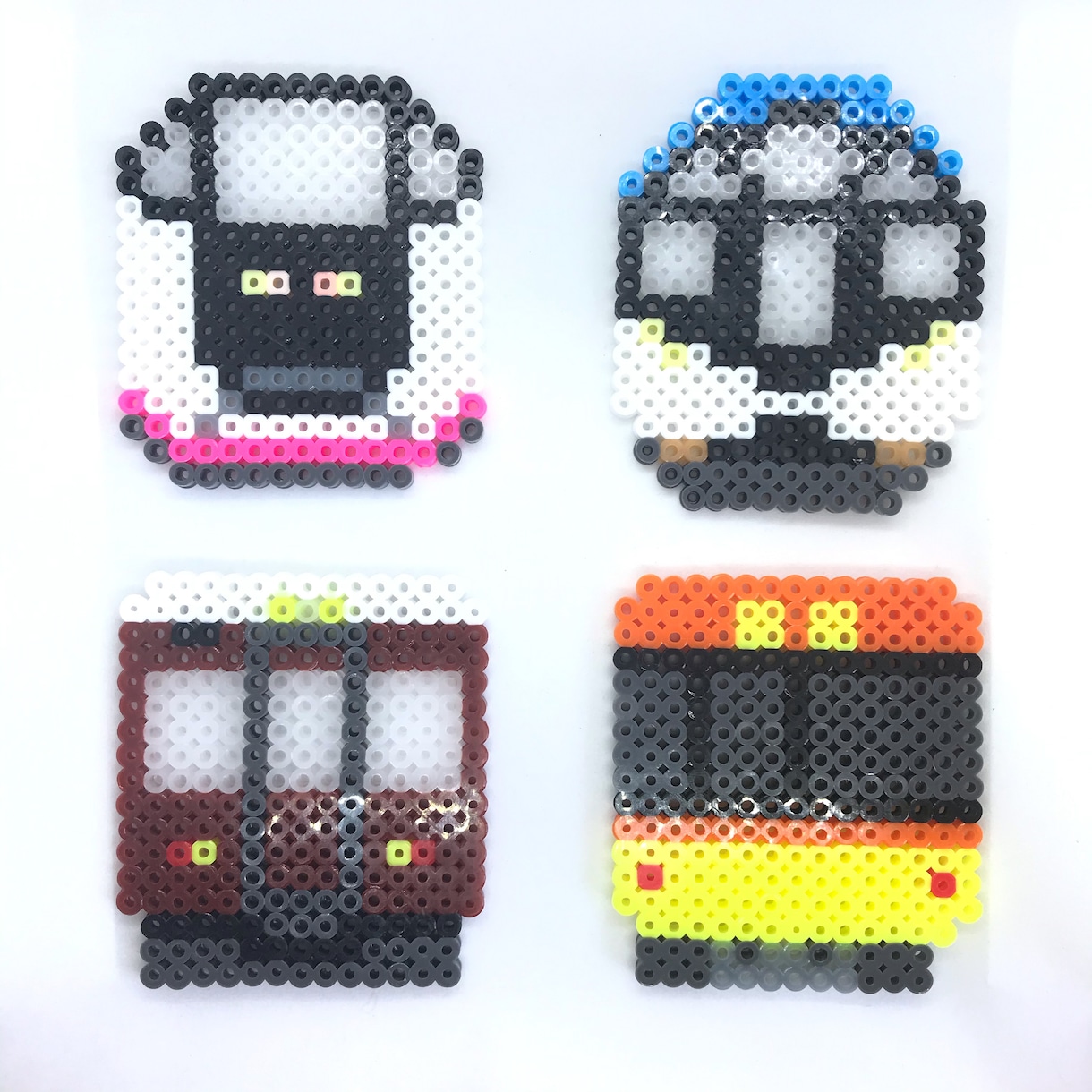 電車好きのお子様のためにアイロンビーズ５つ作ります トイトレに成功した魔法の電車！オムツ卒業の手助けします。 イメージ2
