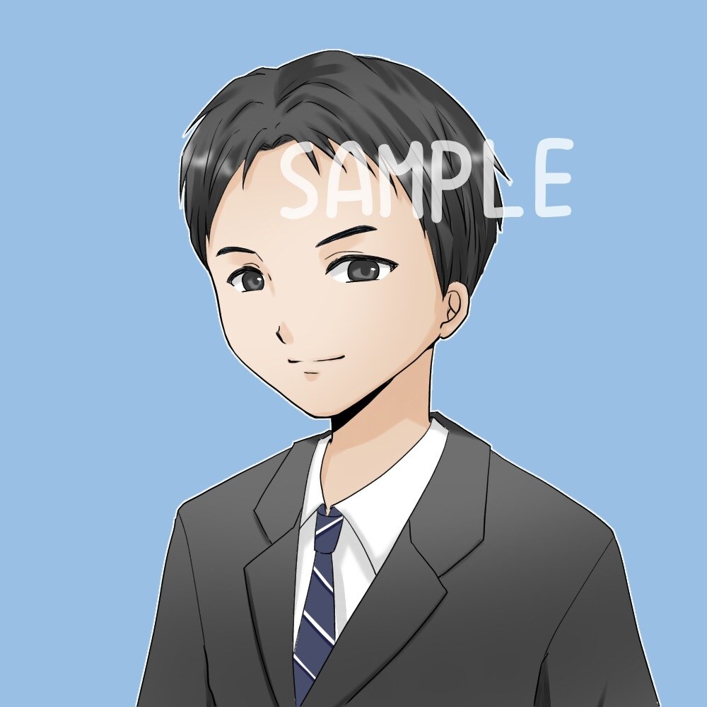 オリジナル。自分だけの、キャラ風似顔絵お描きします SNSアイコン、ブログ、ビジネス、似顔絵のプレゼント。即日可 イメージ6