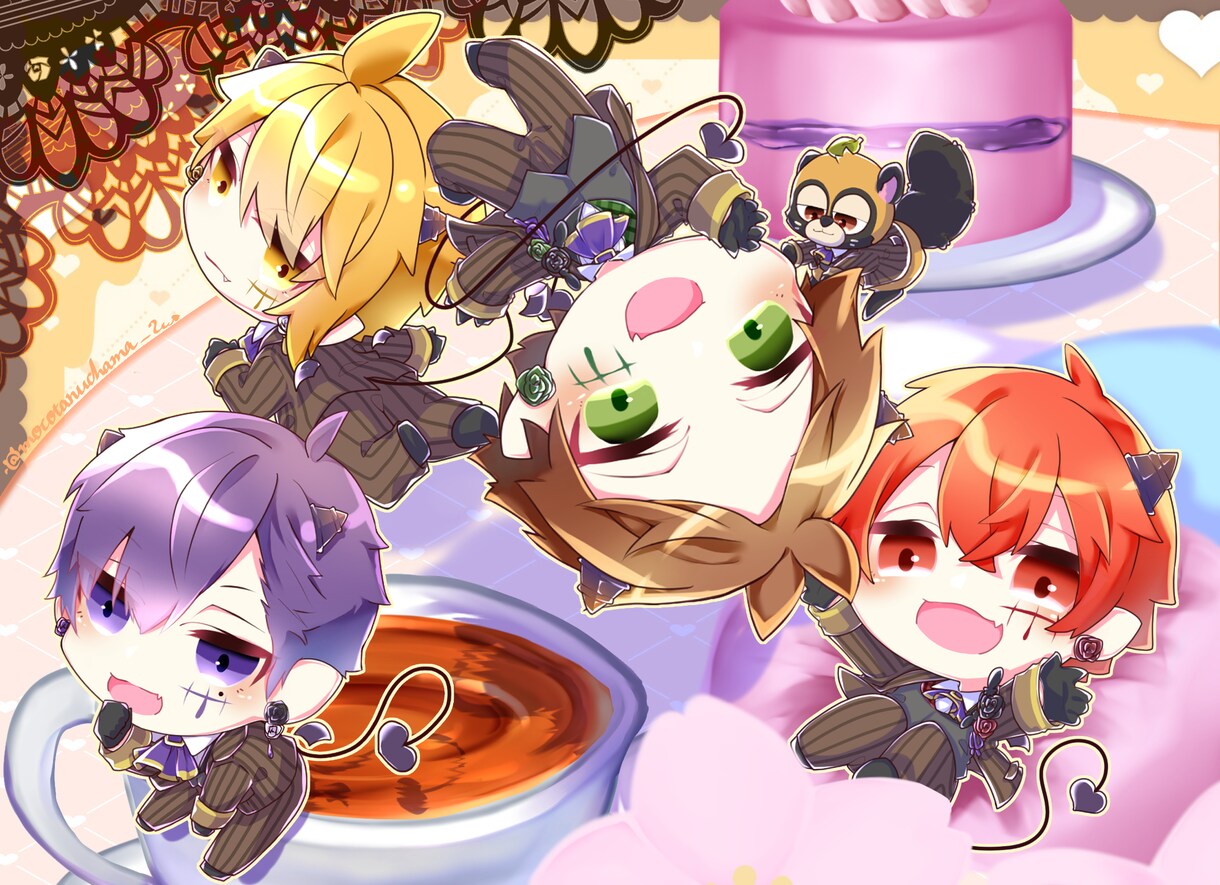 見栄えのある色鮮やかなイラスト提供します 動画/配信イラスト、サムネ、グッズ用、立ち絵など イメージ9