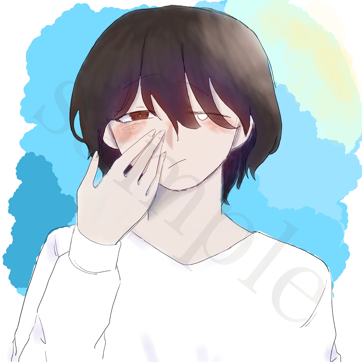 一枚絵、アイコン等描きます 等身、アイコン、ミニキャラ値段変わらずでなんでも描きます。 イメージ1