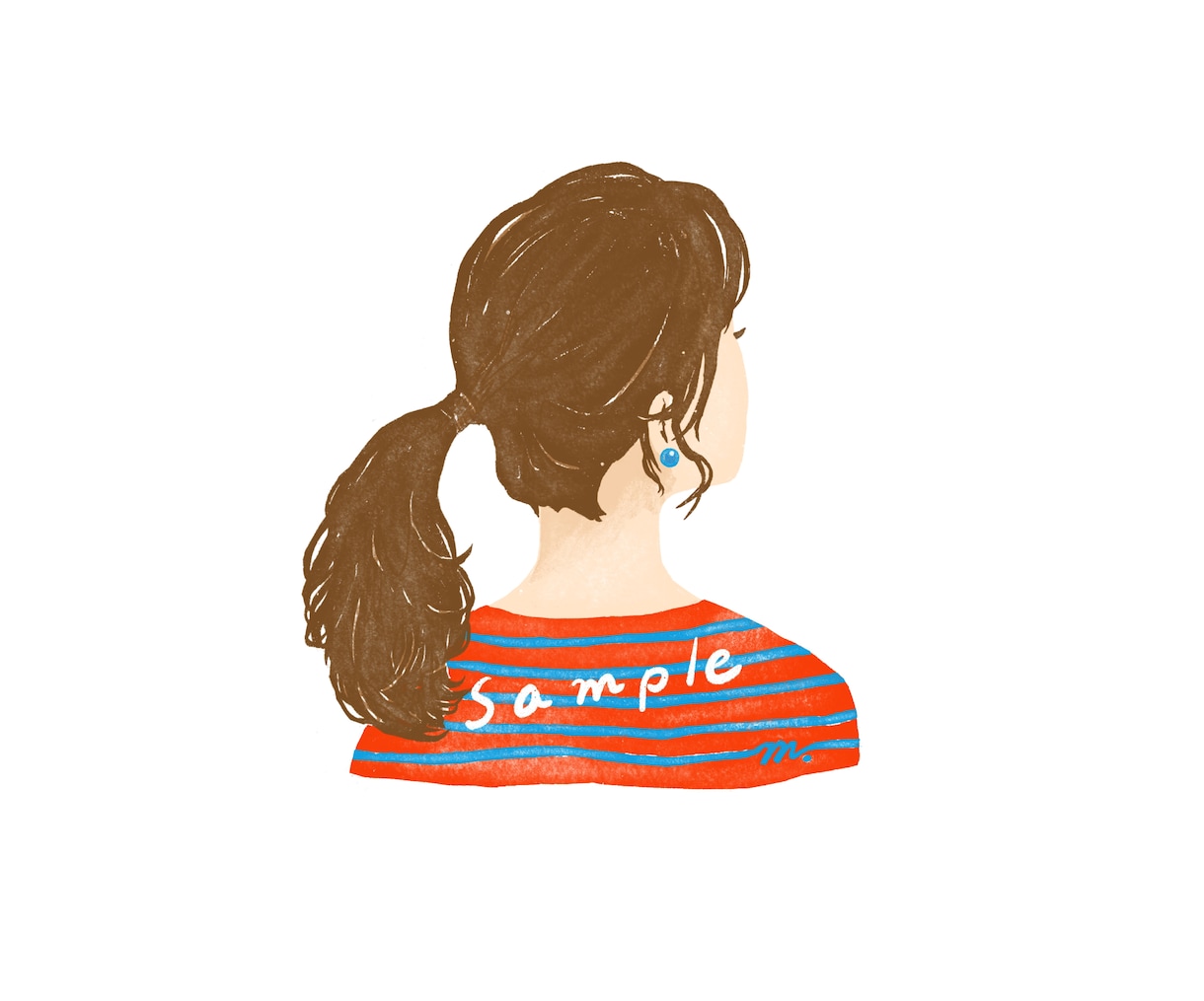 ハンコ・版画のような ゆるいイラスト描きます 写真をもとに、ハンコのようなシンプルなイラストを作成します。 イメージ3