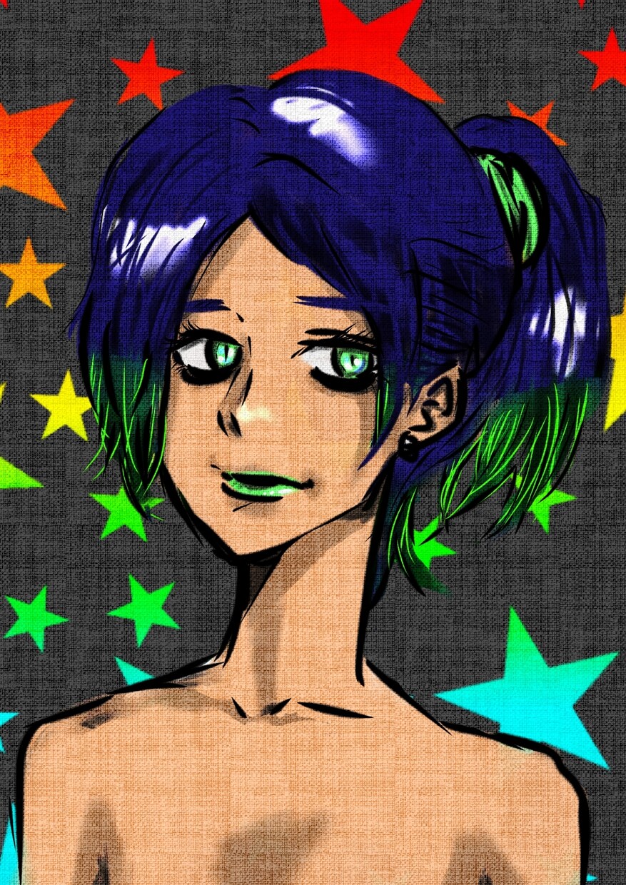 SNSなどアイコンイラスト描きます ibis paintを使用したイラストを作成します。 イメージ1