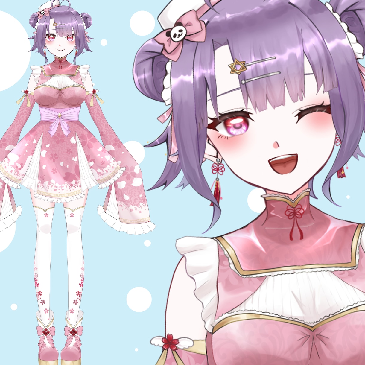 キャラデザ～パーツ分け済み立ち絵制作します キャラデザのみ・立ち絵制作のみでも可！モデリングまで一括も◎ イメージ7