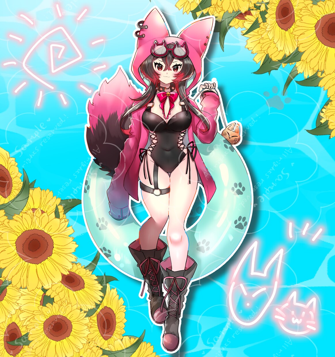 TRPG、IRIAM等の立ち絵描きます 修正無制限！貴方だけの可愛い＆かっこいい立ち絵描きます イメージ1