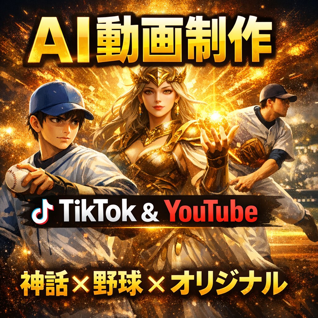 AIでTikTok、ショート動画制作します AIでバズるTikTok・YouTubeショートでの動画制作 イメージ1