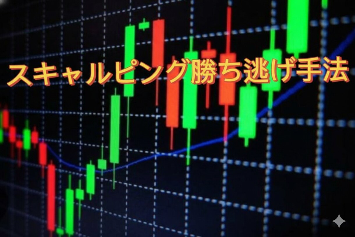 半裁量スキャルピング勝ち逃げ手法をお教えします 聖杯探しを終わらせたい方へ、これで最後にしませんか？ イメージ1