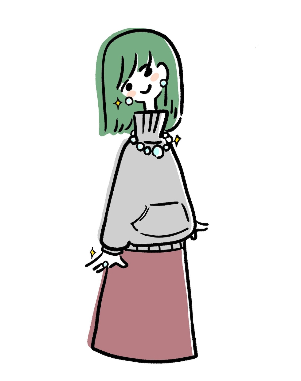 シンプル可愛いイラスト制作します カットイラストや似顔絵などシンプル可愛いイラストです イメージ2