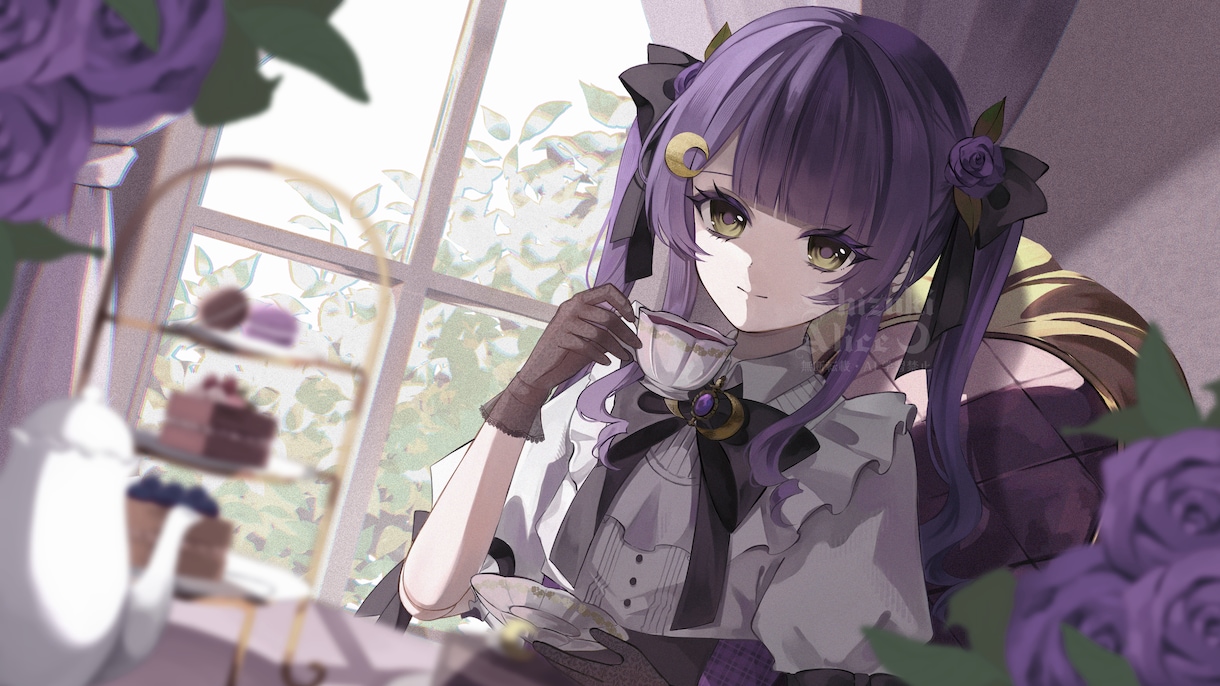 世界観のある厚塗り風のイラストを制作します SNSアイコン、一枚絵、サムネイルイラストなど イメージ1