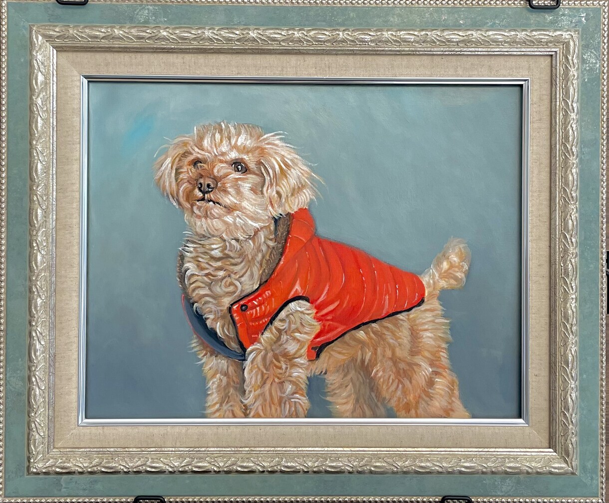 あなたの大切なペットの肖像画を油絵で描きます 油絵の醍醐味を身近に楽しんでいただける様リーズナブルに設定 イメージ1