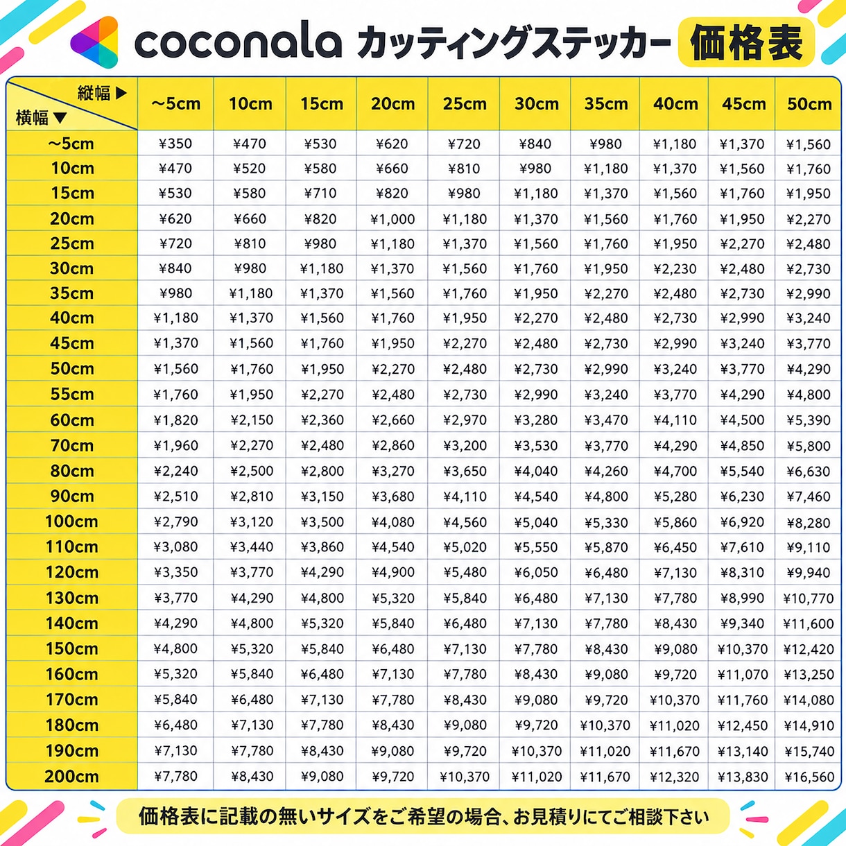 １枚からカッティングステッカーを製作致します 低価格でご希望のカッティングステッカーを製作させて頂きます！ イメージ4