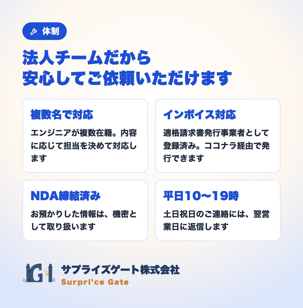 WordPressの不具合・表示崩れを修正します インボイス対応の法人チーム｜事前相談・お見積り無料 イメージ5
