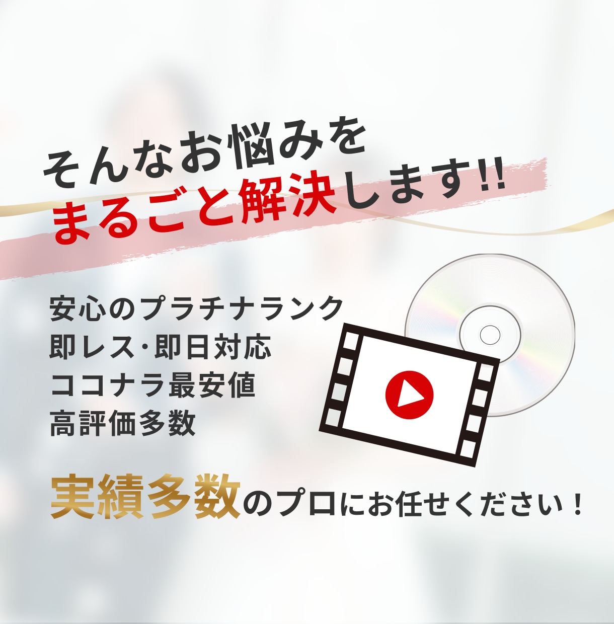 ココナラ最安値！結婚式DVDをスマホで観れます 大切な思い出をいつでも手元に！実績多数のKSK制作代行 イメージ3