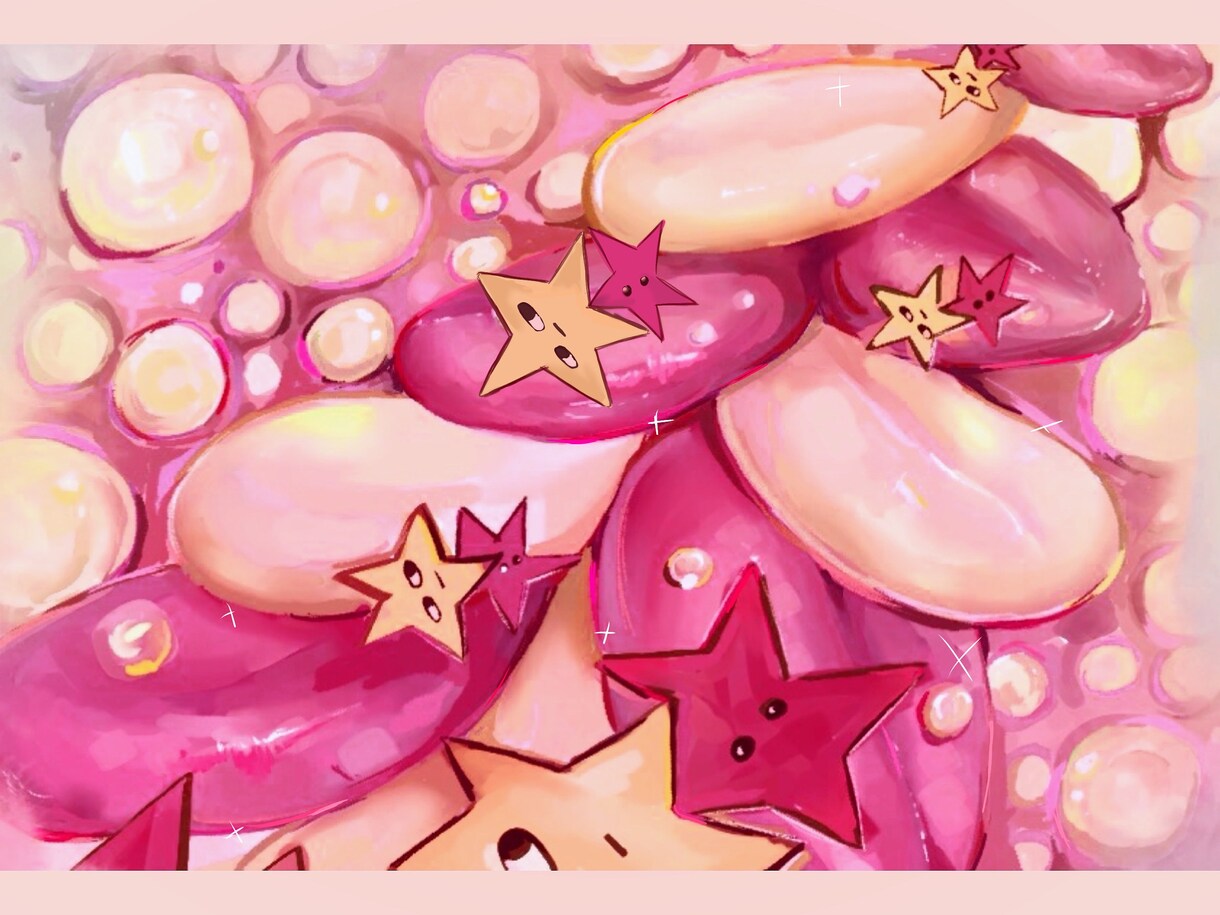 インパクトのある可愛いイラストを制作します 印象的で、ポップな可愛さを感じるイラストを得意としています。 イメージ5