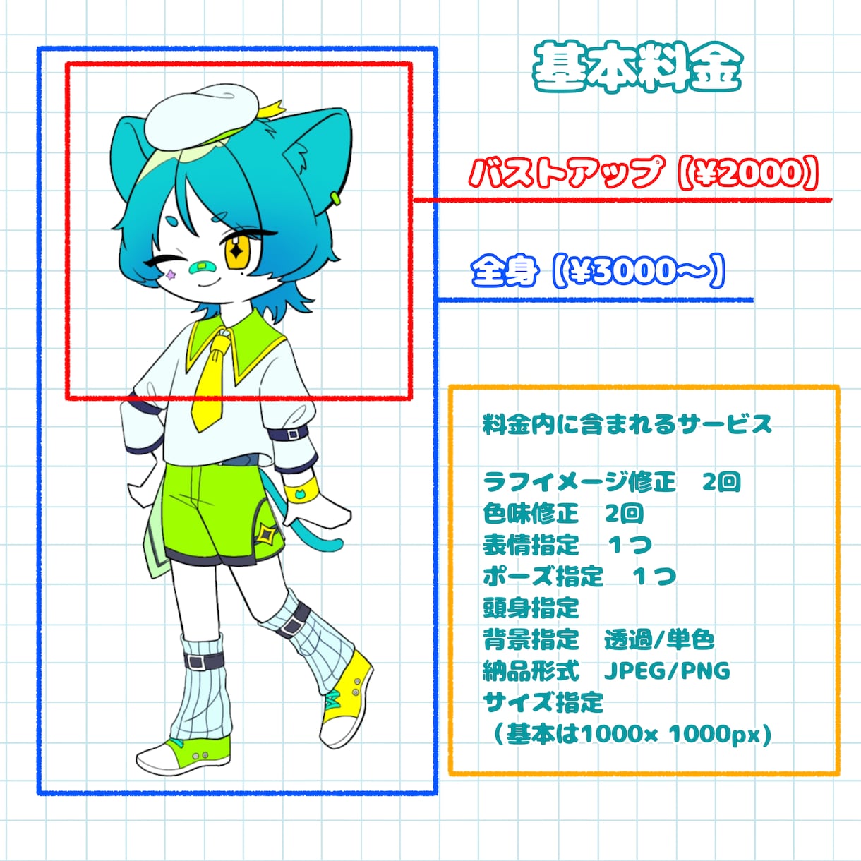 SDキャラ、ミニキャラ描きます 商用利用可能○立ち絵やアイコンにお使い頂けます！ イメージ2